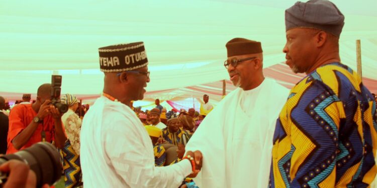 DG NPC And Otunba Gbeluniyi Of Ilaro, Ogun State Canvasses Support For Ogun State Governor, Prince Dapo Abiodun In His Re-election Bid