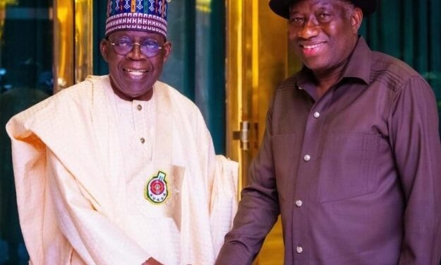 Jonathan’s Aso Rock Visit After Tinubu’s Presidential Win: A Glimpse lnto Nigeria’s Leadership Potential