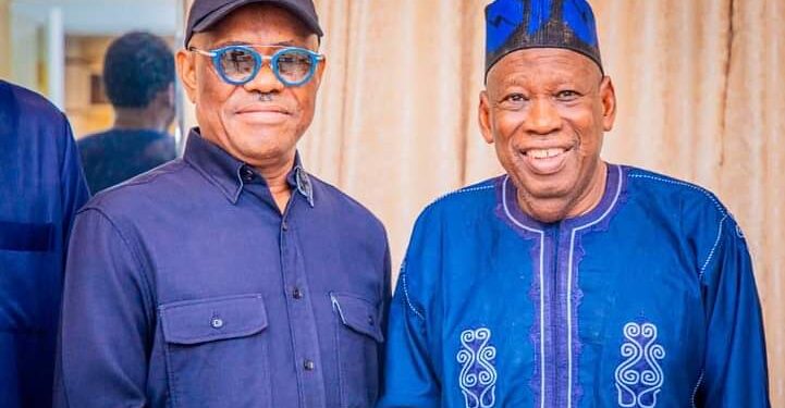 Ganduje Reveals Fresh Plot To Kick Out PDP’s Sim Fubara, Take Over Rivers