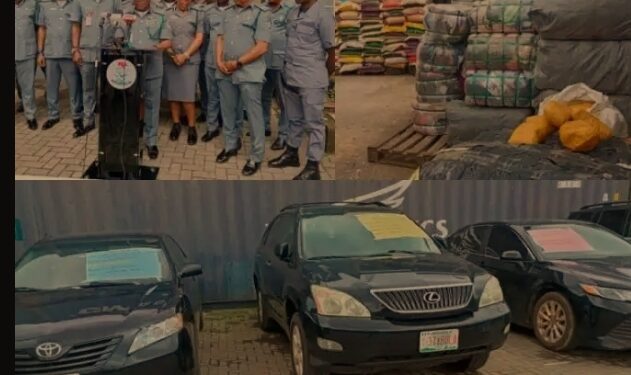 Customs Seize 13 Truckloads Of Rice And More Valued At N1.2 Billion