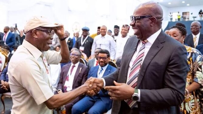 Oshiomhole Extends Peace To Obaseki