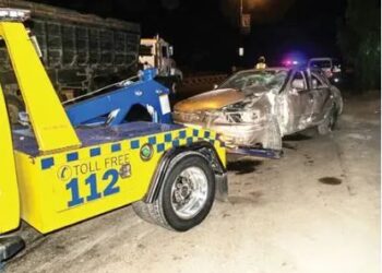 Hit And Run Driver Crushes Pedestrian In Lagos