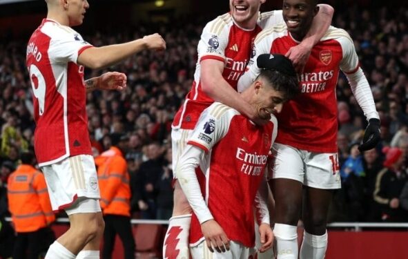 Jesus, Havertz Lead Arsenal To A 2-0 Victory Over Brighton