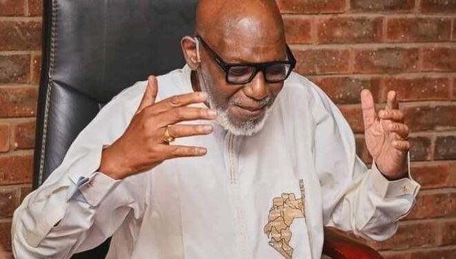 Breaking News: Governor Akeredolu Passes Away
