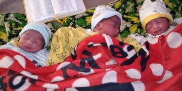 New Year: Hair dresser gives birth to triplets in Enugu, pleads for assistance