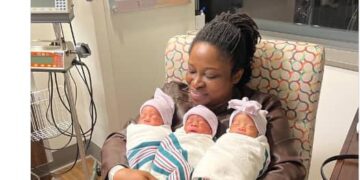 Nigerian Couple Welcomes Triplets After Six Years of Marriage