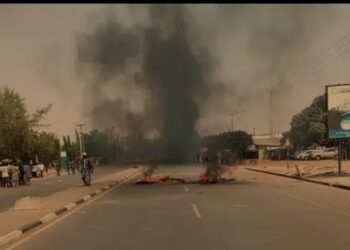 Supreme Court Verdict: PDP Supporters Unleashes Protest Burn Tires