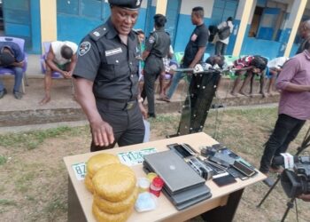 Police Arrest  Cult Gang Member Using NANS Plate Number As Cover