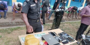 Police Arrest  Cult Gang Member Using NANS Plate Number As Cover