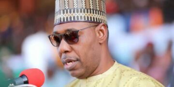 Gov. Zulum distributes 447 housing units, food items to home-bound IDPs