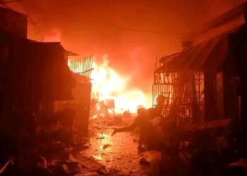 Fire Razes Shops A Yankatako Market, Kano