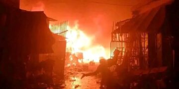 Fire Razes Shops A Yankatako Market, Kano