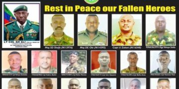 Nigerian Army Mourns 17 Fallen Heroes In Delta