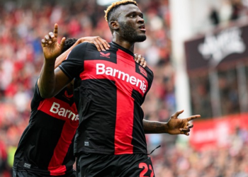 Nigeria Forward,Boniface Makes Bundesliga Team Of The Season