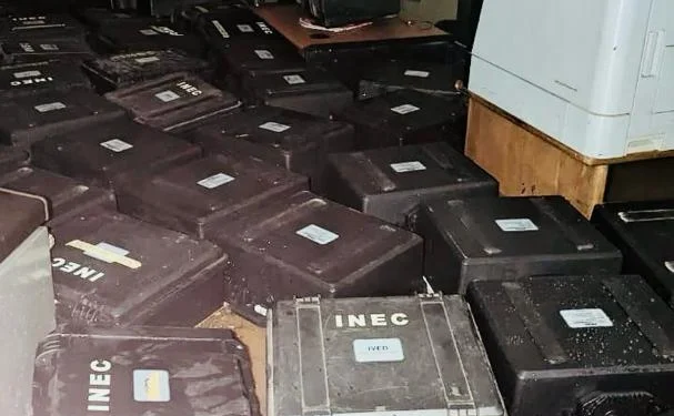 Flood damages INEC office in Edo