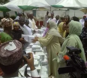 First Lady donates 50,000 books to pupils in Bauchi