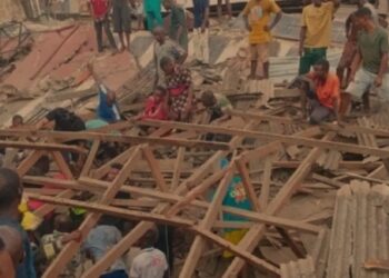 Breaking: Mosque Collapse In Lagos