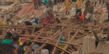 Breaking: Mosque Collapse In Lagos