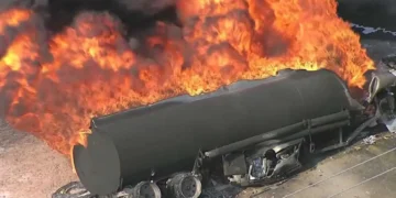 Gridlock as petrol tanker explodes on Lagos-Ibadan Expressway