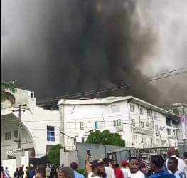 Fire Guts Christ Embassy Headquarters In Lagos