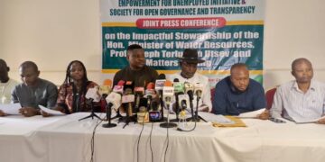 Groups Applaud Water Resources Minister, Prof Utsev, For High Performances