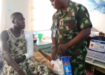 Eid-el Kabir: COAS celebrates with wounded soldiers in Kaduna