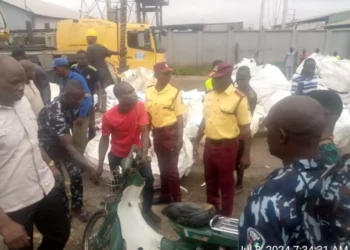 Truck claims female biker in Lagos