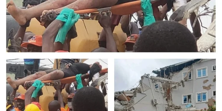 4 persons rescued from collapsed building in Abuja