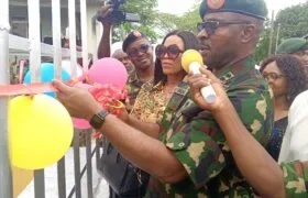 COAS inaugurates 70,000-litre water project in C’River community