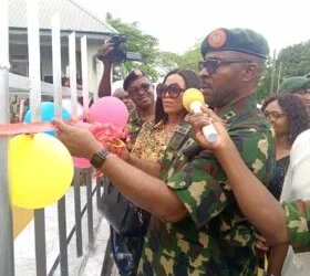 COAS inaugurates 70,000-litre water project in C’River community