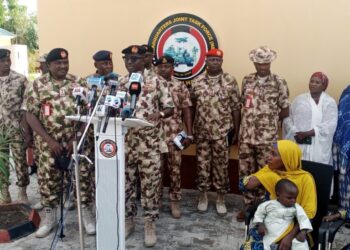 Army hands over rescued Chibok girl to Borno govt