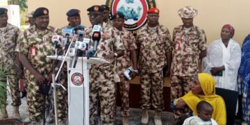 Army hands over rescued Chibok girl to Borno govt