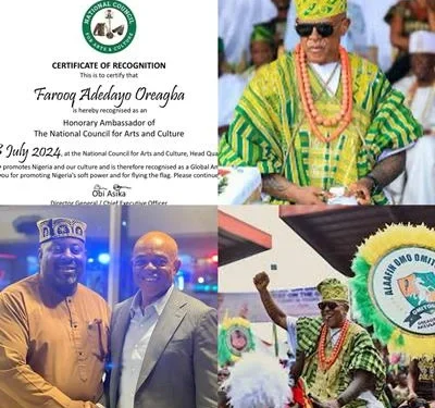 Oreagba, King of Steeze at 2024 Ojude Oba festival named Culture ambassador