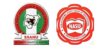 Withheld Salaries: SSANU Members Protest At Nigeria French Language