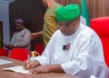 Gov. Mutfwang swears-in new HoS, 10 perm secs, 12 others