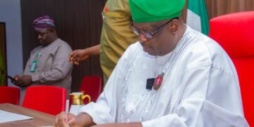 Gov. Mutfwang swears-in new HoS, 10 perm secs, 12 others