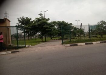 Police, others wait for protesters at Gani Fawehinmi Park