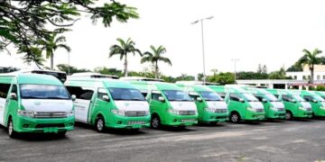 FG hands over 64 CNG buses to labour unions, NANS