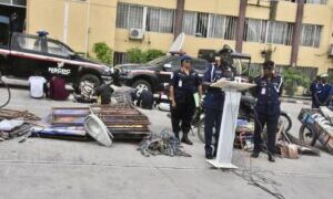 FCT NSCDC arrests 13 suspected vandals, recovers items worth N5m