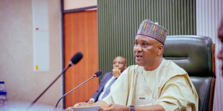 Abubakar Praises Tajudeen Abbas for Outstanding Leadership