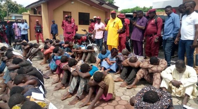Amotekun operatives arrest 27 suspects over alleged kidnapping, stealing, others in Ondo