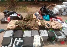 NCS confiscates military camouflage, illicit drugs at Onne Port