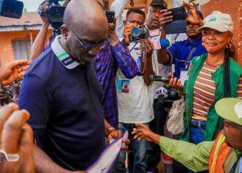 Edo election: APC’s Okpebholo casts vote at Esan Central