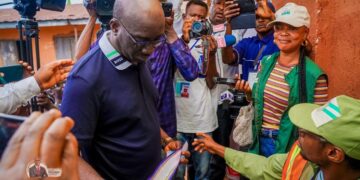 Edo election: APC’s Okpebholo casts vote at Esan Central