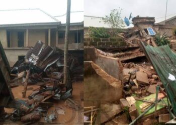 UNIBEN students trapped as 3-storey building collapses in Benin