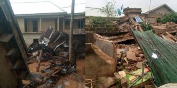 UNIBEN students trapped as 3-storey building collapses in Benin