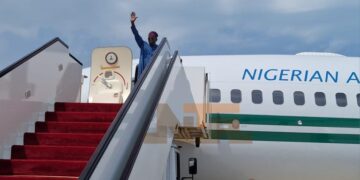 Tinubu departs Abuja for 2-week vacation in UK
