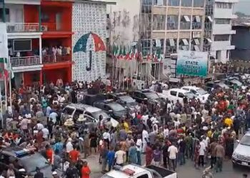 Rivers: Massive Security As Protest Rocks PDP Secretariat In Wake Of LG Polls