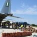 NAF airlifts relief materials donated by First Lady to Borno flood victims