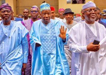 Ondo 2024: Ganduje Engages APC Leaders, Advocates Support for Aiyedatiwa